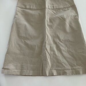 Cute a-line khaki skirt - matching suit jacket sold separately. Size 6